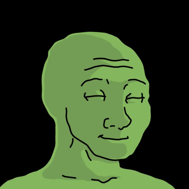 doomer wojak signaling a safe verdict